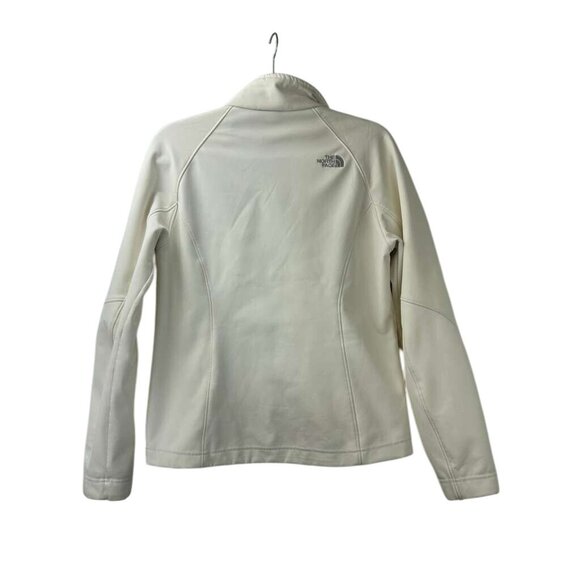 The North Face Women’s Size Medium Off White Softshell Full Zip Jacket - Picture 2 of 16